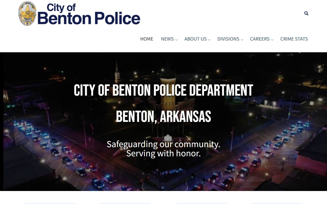 Benton Police Department for recent arrests