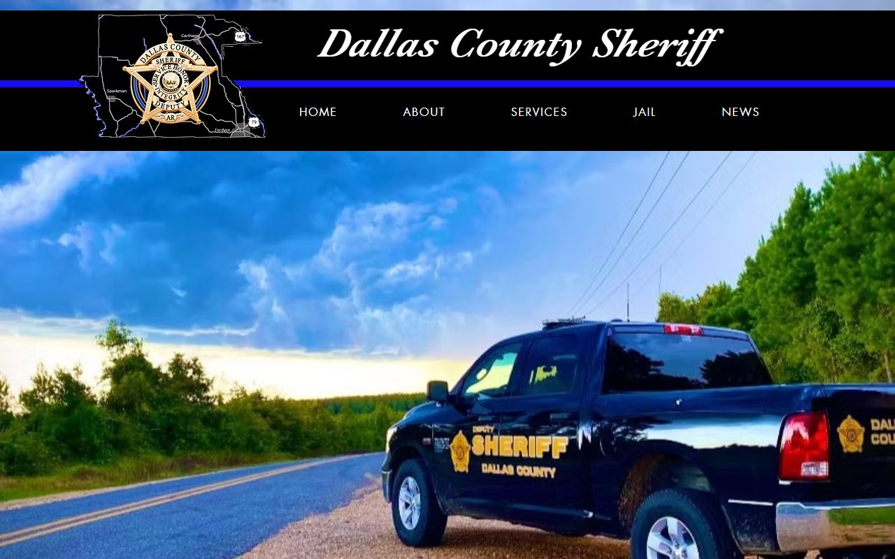 Dallas County Sheriff's Office site for recent arrests