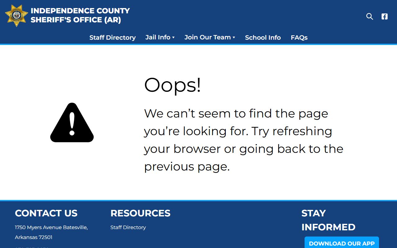 Independence County current inmate list for recent arrests