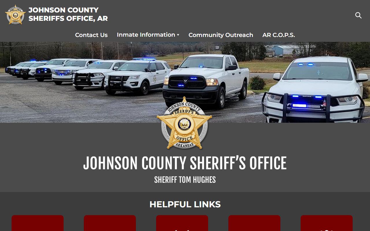 Johnson County Sheriff's Office site for recent arrests