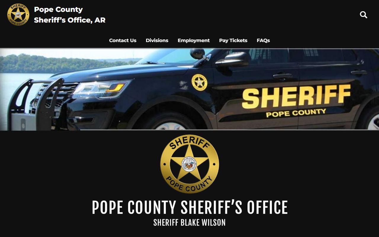 Pope County Sheriff's Office website for recent arrests